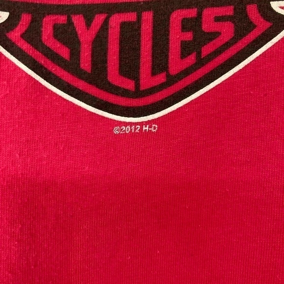 Woman's Harley-Davidson Pink Tee  shirt Size Large Daphne Alabama - Picture 6 of 10